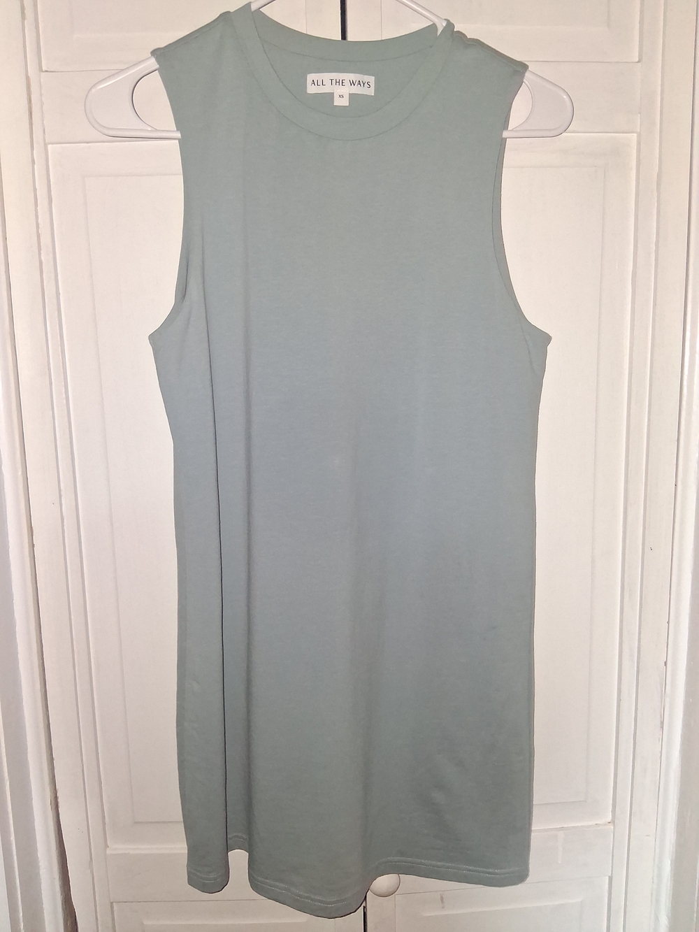 All The Ways Mint Sleeveless Tank Dress